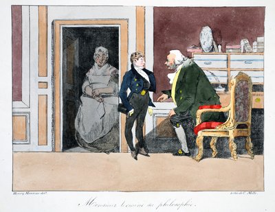 Illustration, c.1828 by Henri Bonaventure Monnier